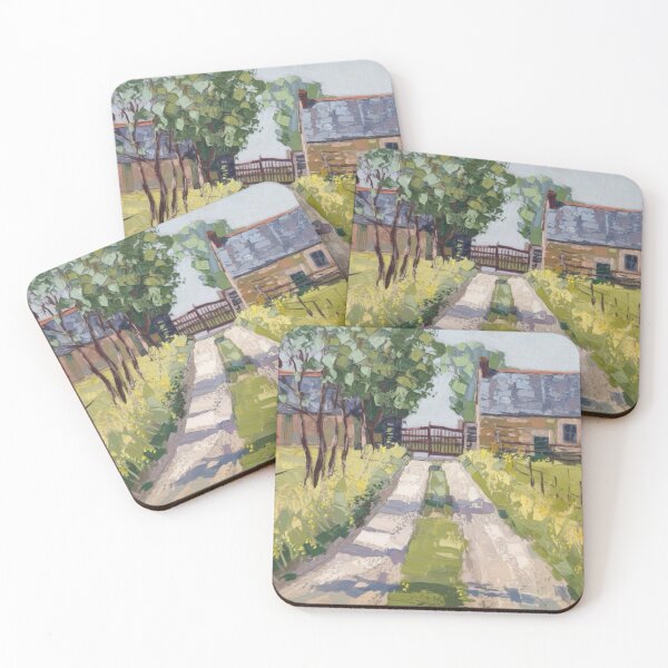 Item preview, French Farm Path Painting | Rural Countryside Landscape  designed and sold by CARRAANN.