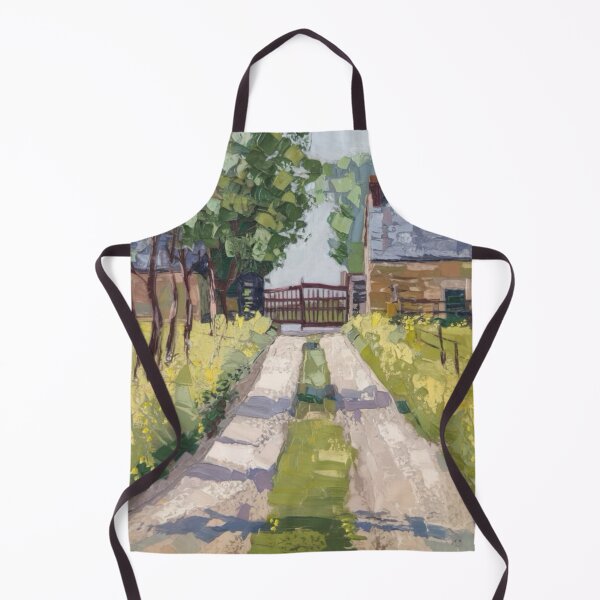 Item preview, French Farm Path Painting | Rural Countryside Landscape designed and sold by CARRAANN.