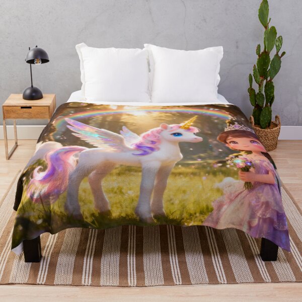 Item preview, cute princess and adorable unicorn designed and sold by veibone.