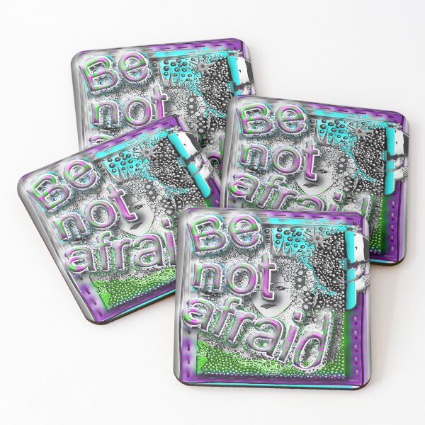 Item preview, Be Not Afraid – Inspirational Portrait Art | Bold Surreal Expression Illustration designed and sold by Brooklyn Hearty.