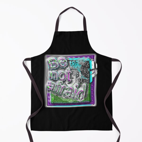 Item preview, Be Not Afraid – Inspirational Portrait Art | Bold Surreal Expression Illustration designed and sold by Brooklyn Hearty.