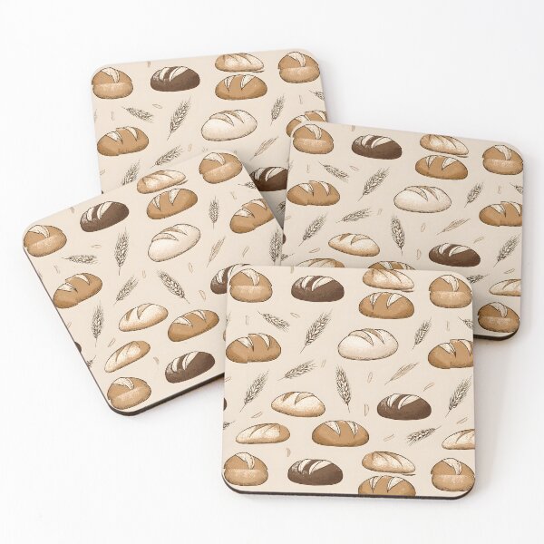 Item preview, Sourdough Bread Seamless Pattern designed and sold by palaco210.