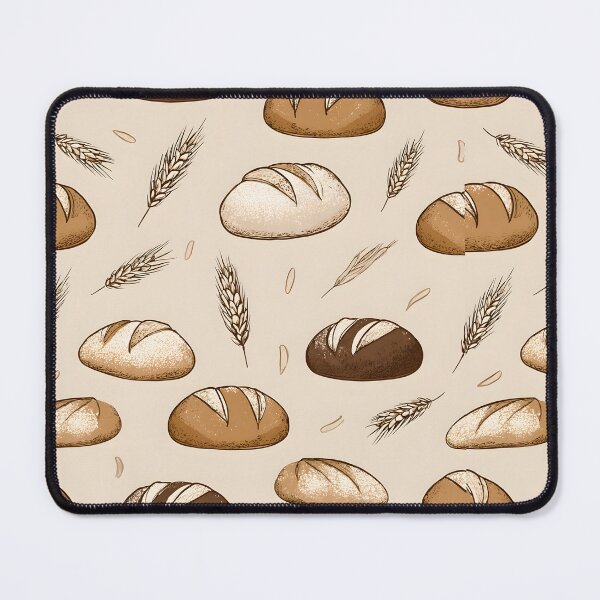 Item preview, Sourdough Bread Seamless Pattern designed and sold by palaco210.