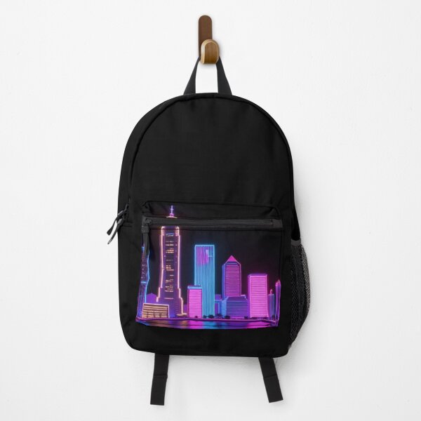 Item preview, Retro/Vaporwave City Skyline designed and sold by VenusXOXO.