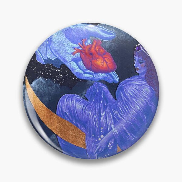 Item preview, Indigo Moon Goddess Collage designed and sold by Charlene Lanzel.