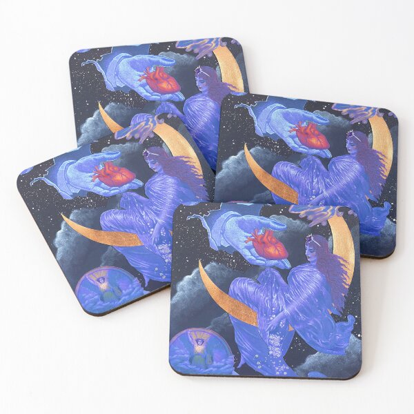 Item preview, Indigo Moon Goddess Collage designed and sold by Charlene Lanzel.