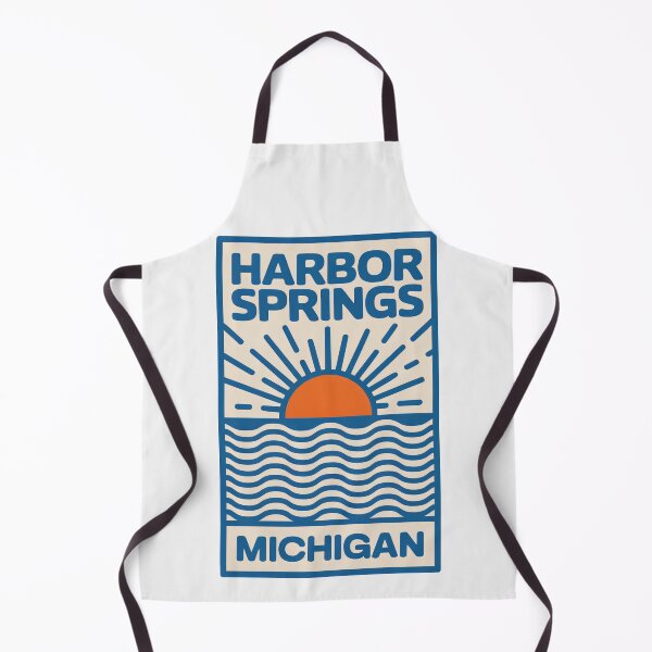 Item preview, Harbor Springs Michigan - Sunset Card Design designed and sold by TheOldMittenIllustrated.