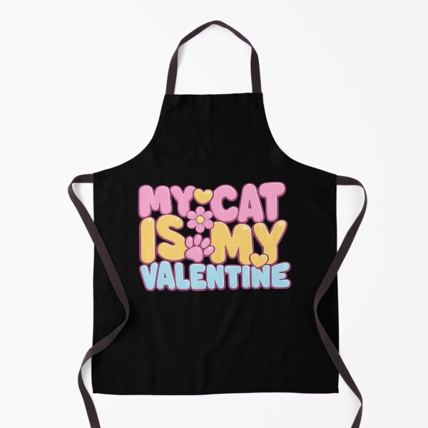 Item preview, my cat is my valentine cute and funny cat lover design designed and sold by zuzzelek44.