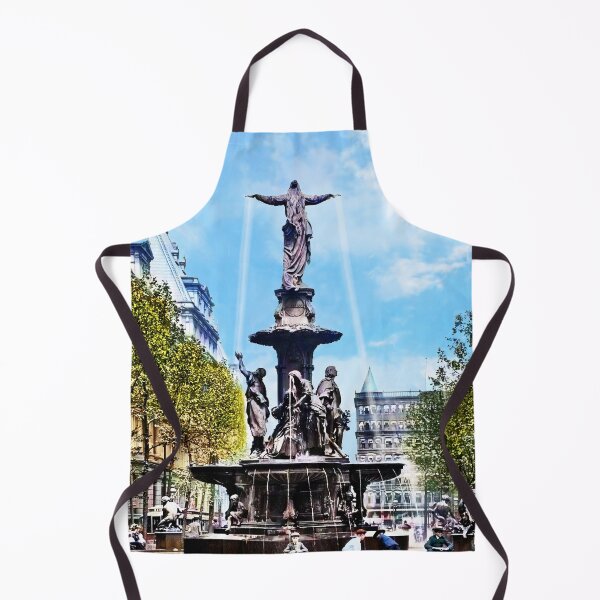 Item preview, Cincinnati OH - Fountain Square and Tyler-Davidson Fountain c1906 designed and sold by Susan Savad.