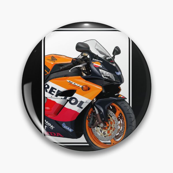 Item preview, Honda CBR 600 RR Fireblade Detailed Close-Up Sportbike Artwork designed and sold by enzoade.