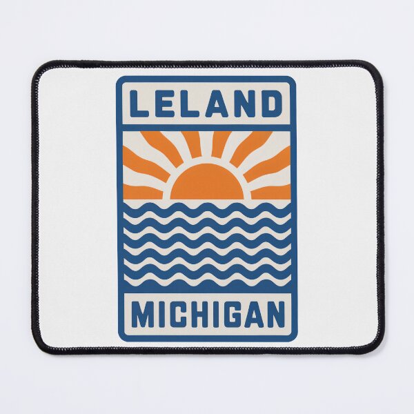 Item preview, Leland Michigan - Sunset Card Design designed and sold by TheOldMittenIllustrated.