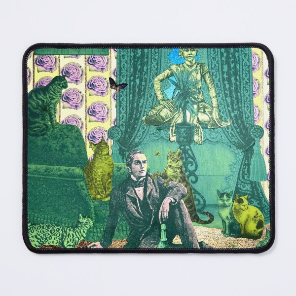 Item preview, Green Room Cats Collage designed and sold by Charlene Lanzel.