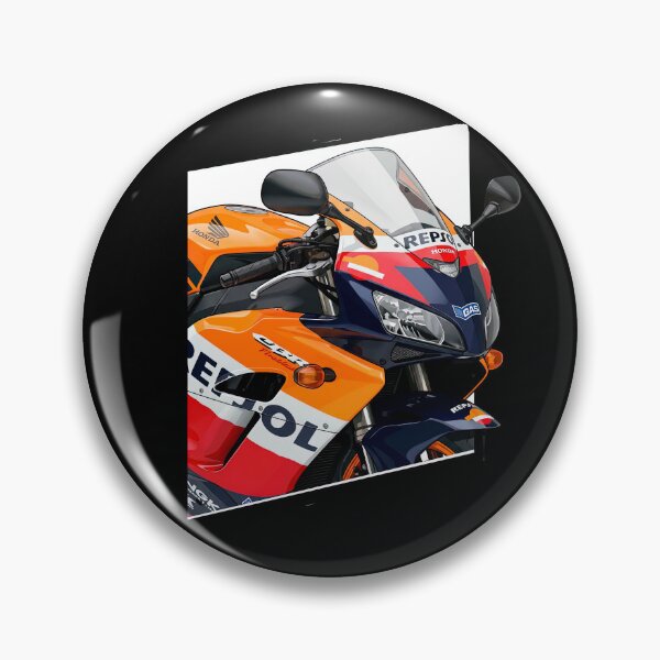 Item preview, Honda CBR 600 RR Fireblade Close-Up Motorcycle Illustration designed and sold by enzoade.