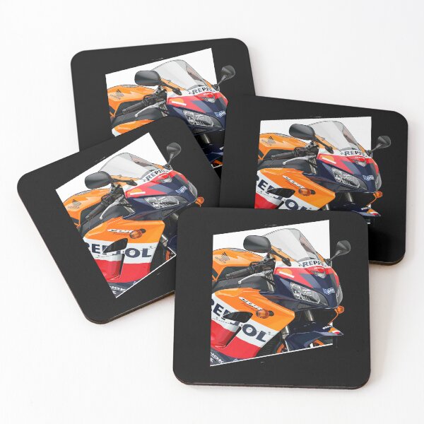 Item preview, Honda CBR 600 RR Fireblade Close-Up Motorcycle Illustration designed and sold by enzoade.