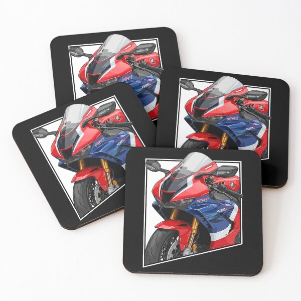 Item preview, Honda CBR 1000 RR-R Fireblade Red HRC Close-Up Sportbike Art designed and sold by enzoade.