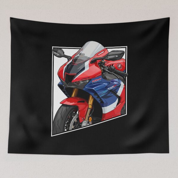 Item preview, Honda CBR 1000 RR-R Fireblade Red HRC Close-Up Sportbike Art designed and sold by enzoade.