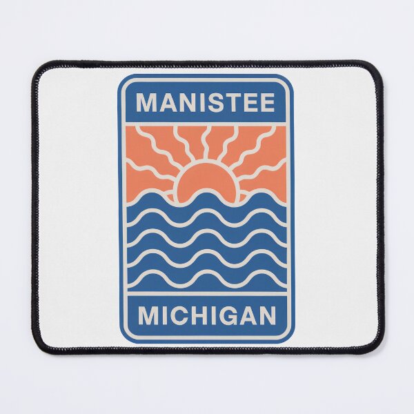 Item preview, Manistee Michigan - Sunset Card Design designed and sold by TheOldMittenIllustrated.