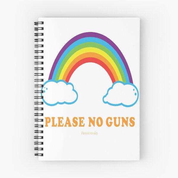 Item preview, Please No Guns - Rainbow designed and sold by RSTeezandThingz.