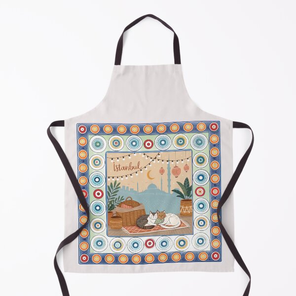 Item preview, Midnight in Istanbul - Cozy Cats & City Skyline designed and sold by asliberry.