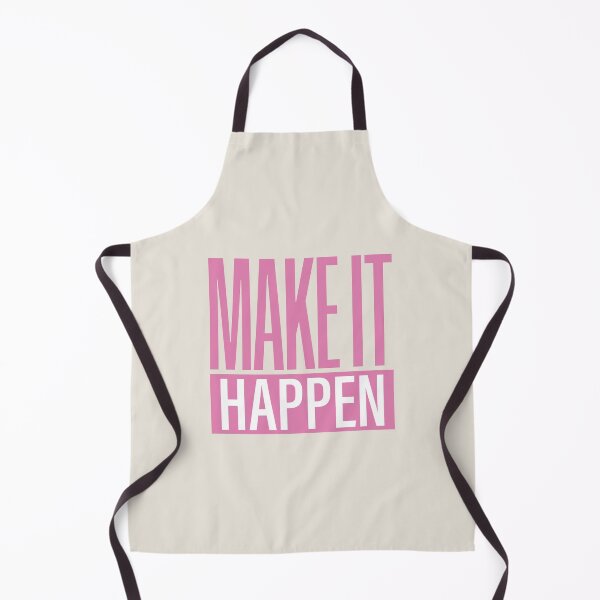 Item preview, MAKE IT HAPPEN – Bold Motivational Typography - Pink designed and sold by modo-arte.