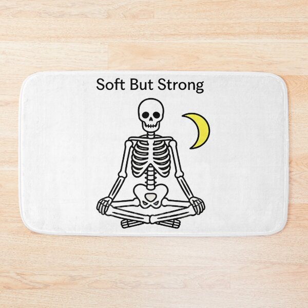 Item preview, Soft But Strong – Meditating Skeleton Illustration designed and sold by truongloc246.