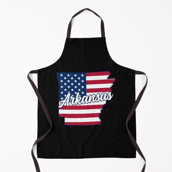 Item preview, Arkansas State American Flag Outline – Patriotic Pride Script designed and sold by Paper Drip.