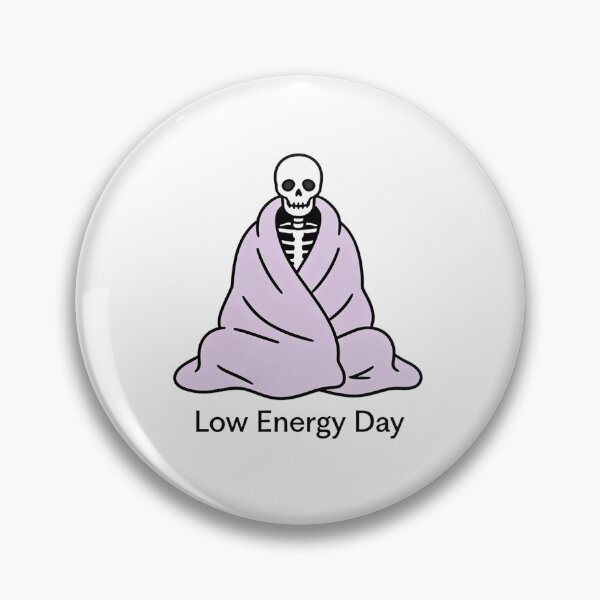 Item preview, Low Energy Day – Cozy Skeleton Wrapped in Blanket Illustration designed and sold by truongloc246.