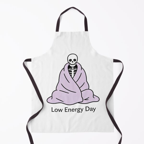 Item preview, Low Energy Day – Cozy Skeleton Wrapped in Blanket Illustration designed and sold by truongloc246.
