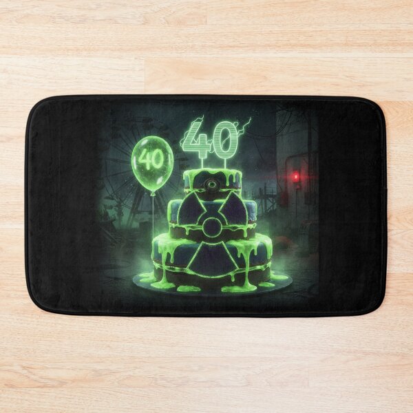 Item preview, 40th Birthday Radioactive Cake - Chernobyl Glow Humor designed and sold by Krisekk.