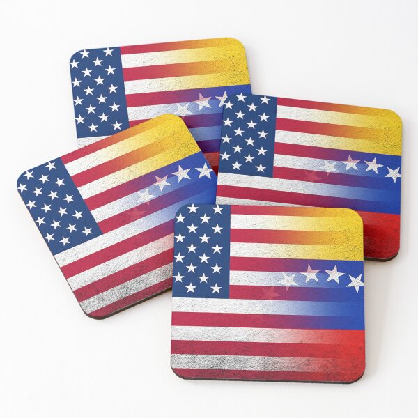 Item preview, "United in Freedom: A Fusion of the USA and Venezuelan Flags" designed and sold by viraldesign279.