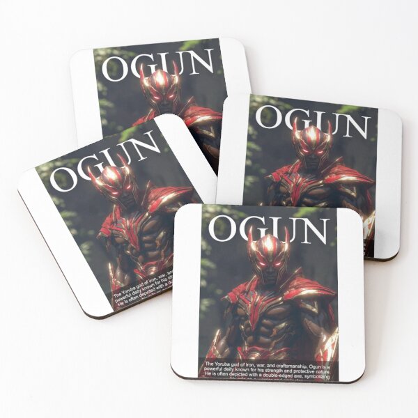 Item preview, Ogun Yoruba God of Iron | Protector & Warrior | Black Mythology Poster Art designed and sold by Shop at the Top 4 U.