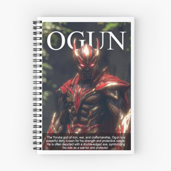 Item preview, Ogun Yoruba God of Iron | Protector & Warrior | Black Mythology Poster Art designed and sold by Shop at the Top 4 U.