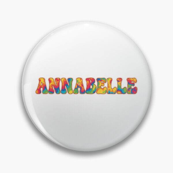 Item preview, ❤️ Annabelle Personalized Name Wavy Retro Shirt, Coffee Mug, Sticker Gift designed and sold by HelixPedia.