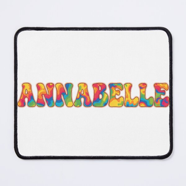 Item preview, ❤️ Annabelle Personalized Name Wavy Retro Shirt, Coffee Mug, Sticker Gift designed and sold by HelixPedia.