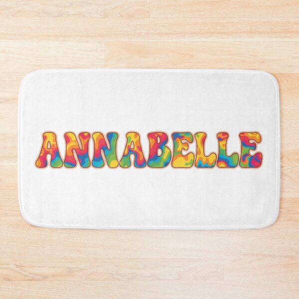 Item preview, ❤️ Annabelle Personalized Name Wavy Retro Shirt, Coffee Mug, Sticker Gift designed and sold by HelixPedia.