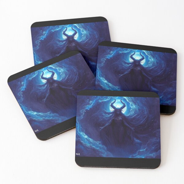 Item preview, Νύξ — Nyx Primordial Goddess of Night | Greek Mythology Art designed and sold by GreennieArt.