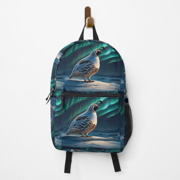 Item preview, Polar Quail Adventures – A Cool Twist on a Curious Little Bird designed and sold by PawPrintedArt.