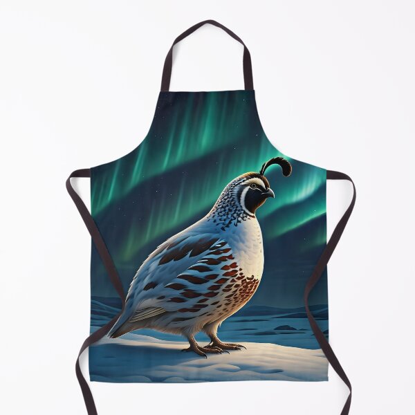 Item preview, Polar Quail Adventures – A Cool Twist on a Curious Little Bird designed and sold by PawPrintedArt.