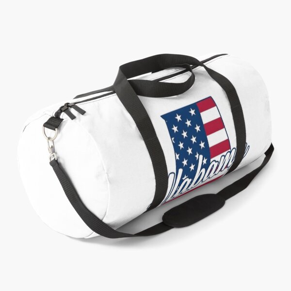 Item preview, Alabama State American Flag Outline – Patriotic Pride Script designed and sold by Paper Drip.