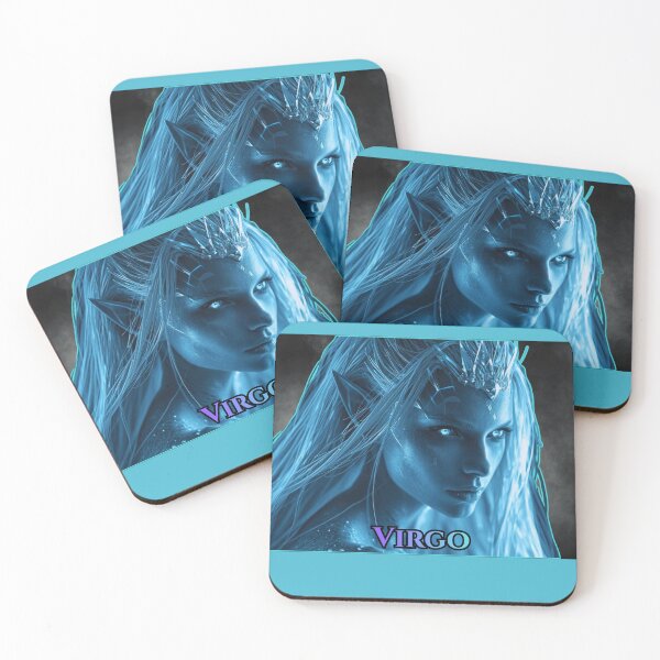 Item preview, Virgo Ice Zodiac - Frozen Maiden etheral Winter Spirit designed and sold by GreennieArt.