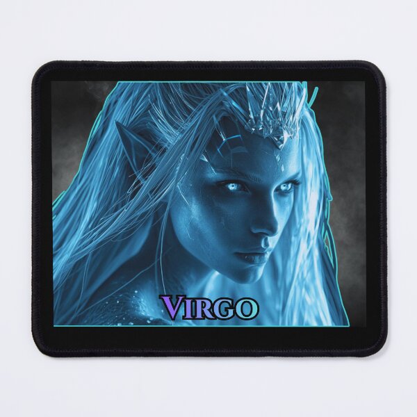 Item preview, Virgo Ice Zodiac - Frozen Maiden etheral Winter Spirit designed and sold by GreennieArt.
