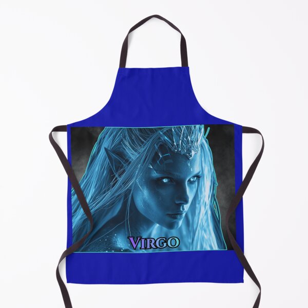 Item preview, Virgo Ice Zodiac - Frozen Maiden etheral Winter Spirit designed and sold by GreennieArt.