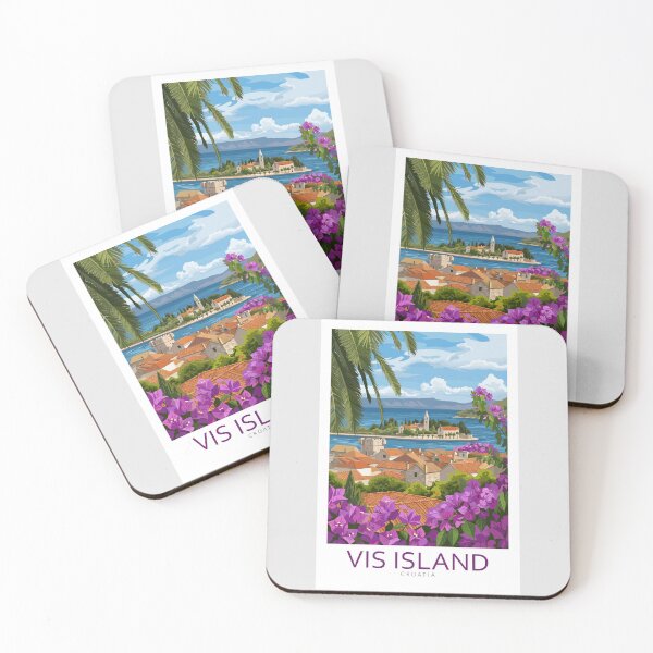 Item preview, Vis Island Croatia - Travel Art designed and sold by Marciolini.