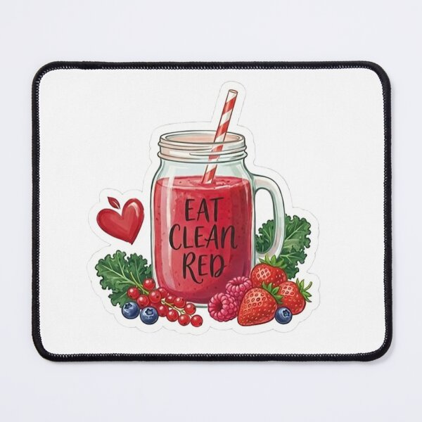Item preview, eat clean red designed and sold by sanawnaw154.