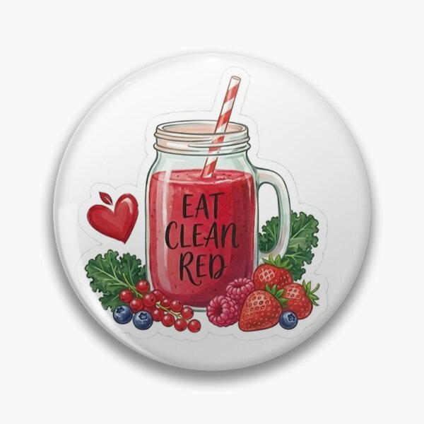 Item preview,  eat clean red designed and sold by sanawnaw154.