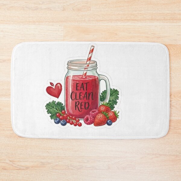 Item preview,  eat clean red designed and sold by sanawnaw154.
