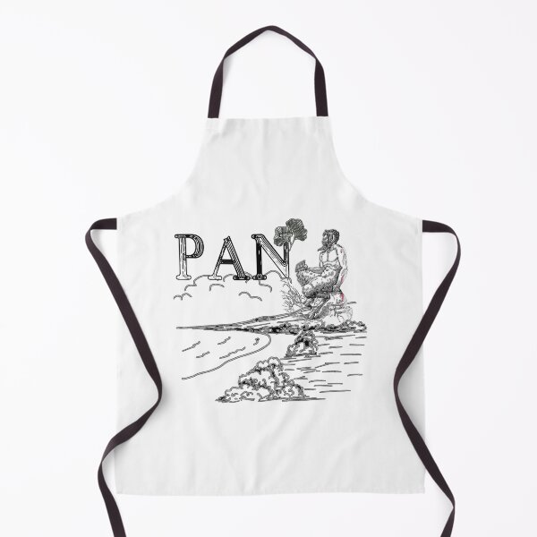 Item preview, Pan by the Seashore – Mythical God Illustration | Serene Nature & Fantasy Art designed and sold by Brooklyn Hearty.