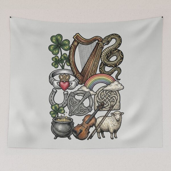 Item preview, Celtic Heritage in Color - Hand-Tinted Irish Folklore designed and sold by DigitalGlade.