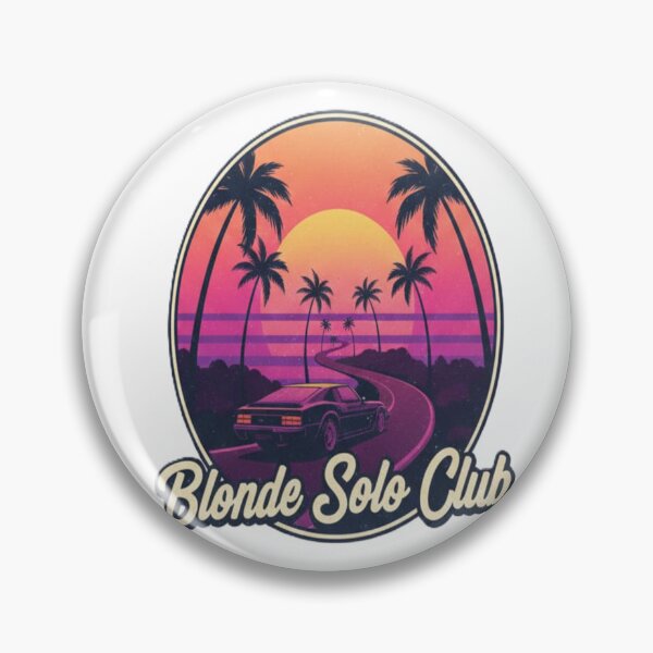Item preview, Blonde Solo Club/ tropical sticker designed and sold by naye30.