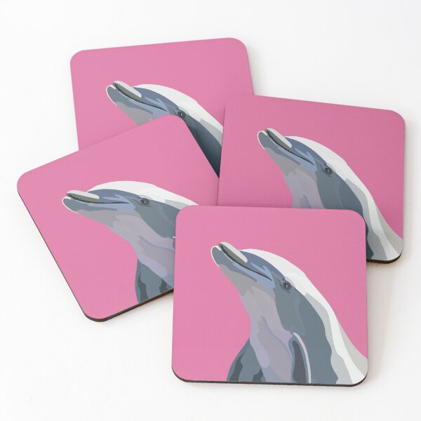 Item preview, Dolphin Illustration Ocean Wildlife Art designed and sold by PrettylittlepastelUk.